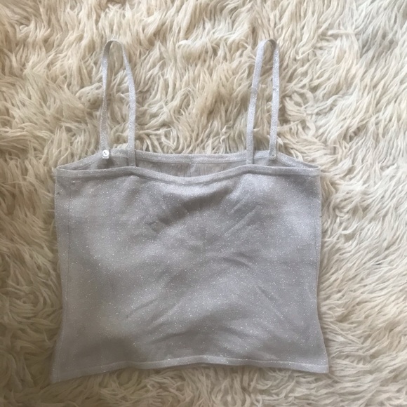 Vintage beaded cropped tank top - Picture 3 of 5